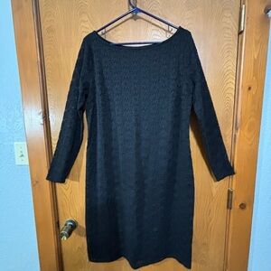 Isabel Maternity by Ingrid & Isabel Large Black Floral Lace Dress Target